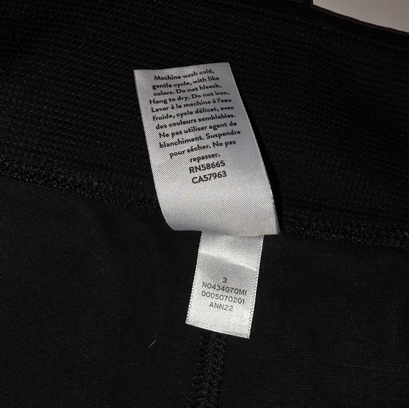 Nordstrom Leggings Size XL Black - Picture 6 of 9